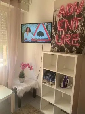 Télévision ou salle de divertissement dans l'établissement Studio à mantes