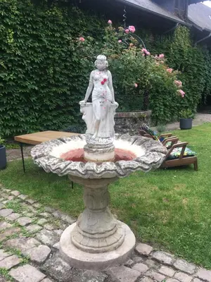 Jardin de l'établissement Chambre d'hôtes au manoir proche mer