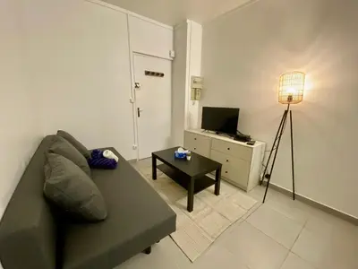 Télévision ou salle de divertissement dans l'établissement L'essentiel, Studio Rouen proche gare - 053