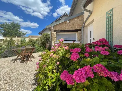 Jardin de l'établissement La Croisée des Sens