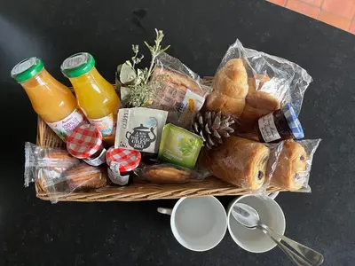 Nourriture dans la maison de vacances ou à proximité