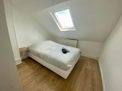 Un ou plusieurs lits dans un hébergement de l'établissement Magnifique duplex pour huit personnes -070