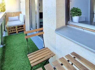Balcon ou terrasse dans l'établissement HYPER CENTRE Gare RER A 250m Paris 20min