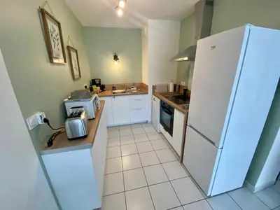 Cuisine ou kitchenette dans l'établissement le Clot Saint Clement - Logement de charme Rouen - 091