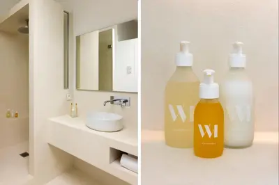 Salle de bains dans l'établissement Ô PLUM'ART Chambres de caractère
