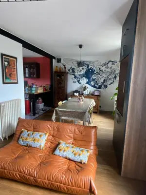 Coin salon dans l'établissement Home Sweet Home