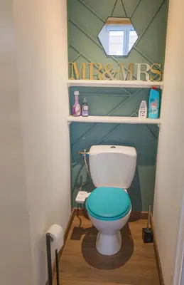 Salle de bains dans l'établissement Luminux - 1P à 2P - Henriville