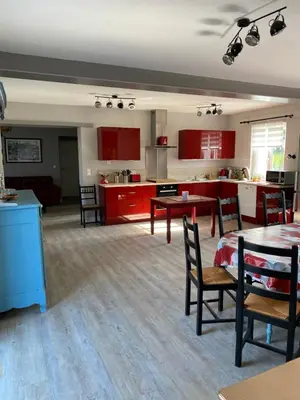 Cuisine ou kitchenette dans l'établissement Gîte proche de Dieppe et bord de mer