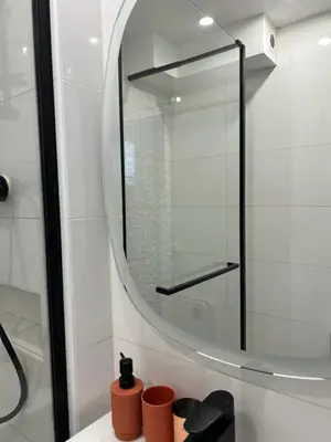 Salle de bains dans l'établissement Appart' Terracotta - Champs Élysées 20 mn - NETFLIX