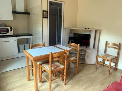 Cuisine ou kitchenette dans l'établissement Le Petit Logis entre Auvers et Paris