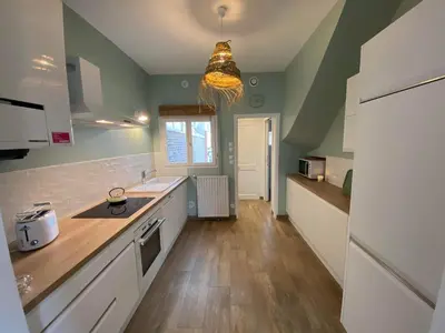 Cuisine ou kitchenette dans l'établissement Gaston