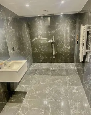Salle de bains dans l'établissement Obalispa