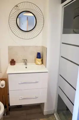 Salle de bains dans l'établissement Le Studio Welfare