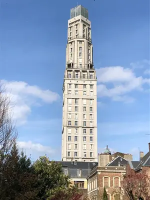 Plan de l'établissement AMIENS Studio cocooning et tranquille dans un jardinet a l'arrière d'une copropriété 2mm de la gare