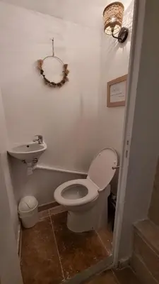Salle de bains dans l'établissement NALAN Orrygeois, SPA, Sauna, Proche Asterix
