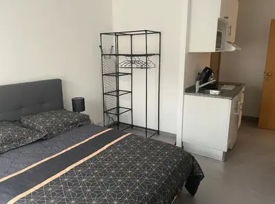 Un ou plusieurs lits dans un hébergement de l'établissement Studio à 300 m de la gare de Mantes-la-Jolie