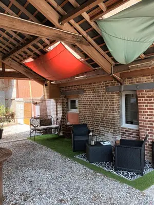 Terrasse ou espace extérieur de l'établissement Gîte 