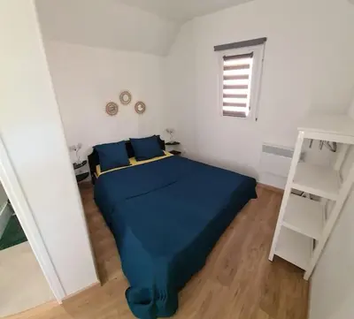 Plan de l'établissement Petite maison cosy dans un jardin.