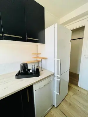 Cuisine ou kitchenette dans l'établissement Grand T2 au RDC hyper centre Navette et Sauna en option