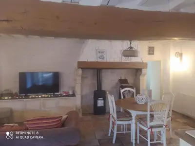 Télévision ou salle de divertissement dans l'établissement O’Pontpoint d’Autrefois