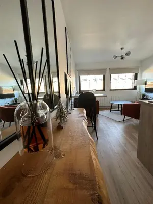 Coin salon dans l'établissement Appartement moderne - 1 chambre