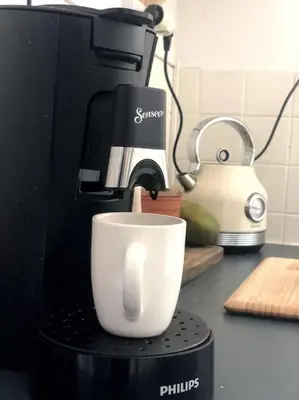 Plateau bouilloire dans l'établissement Appartement lumineux au coeur de Dieppe