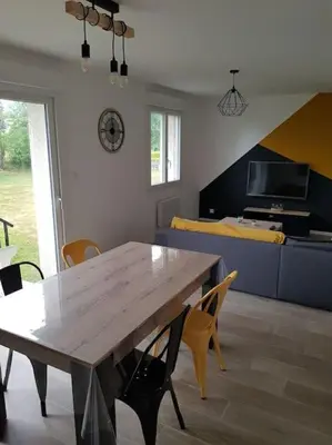 Cuisine ou kitchenette dans l'établissement Le clos du rhododendron proximité Dieppe