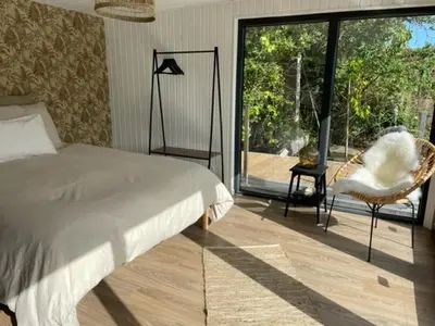 Un ou plusieurs lits dans un hébergement de l'établissement Gîte Seine & Nature Le Bâbord