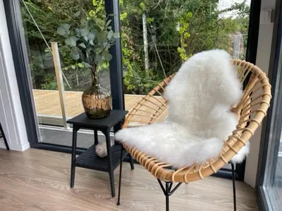 Coin salon dans l'établissement Gîte Seine & Nature Le Bâbord