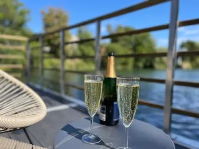 Boissons dans l'établissement Gîte Seine & Nature Le Bâbord