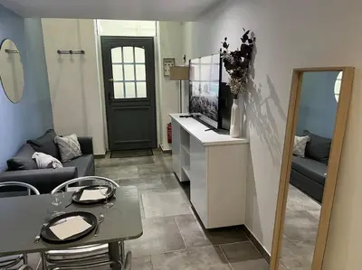 Cuisine ou kitchenette dans l'établissement Magnifique duplex central à 2 min de la gare.