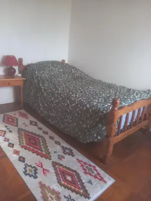 Un ou plusieurs lits dans un hébergement de l'établissement Spacieux appartement 4 pieces