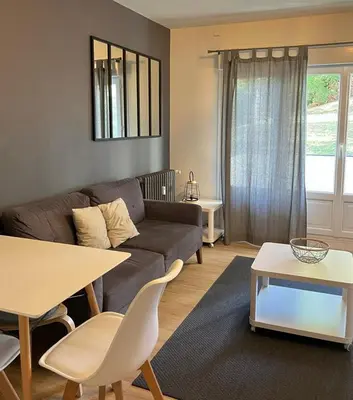 Coin salon dans l'établissement APPARTEMENT 190