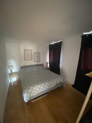 Un ou plusieurs lits dans un hébergement de l'établissement Appartement duplex centre Dieppe-Le perchoir St Jacques-3 chambres