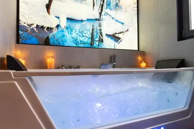 Plan de l'établissement Balnéo, sauna et de nombreuses surprises