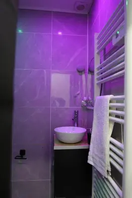 Salle de bains dans l'établissement Le Cloudy - @Kreativehome_