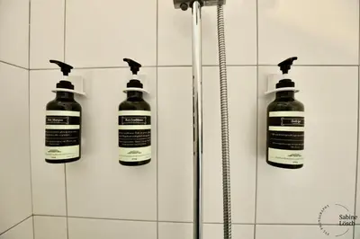 Salle de bains dans l'établissement Chez Marcel