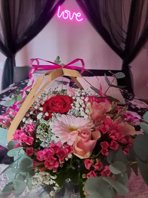 Un ou plusieurs lits dans un hébergement de l'établissement Loveroom - Les suites d'Élise - Suite Élise