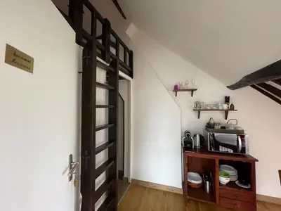 Cuisine ou kitchenette dans l'établissement Appartement 1 chambre et Mezzanine