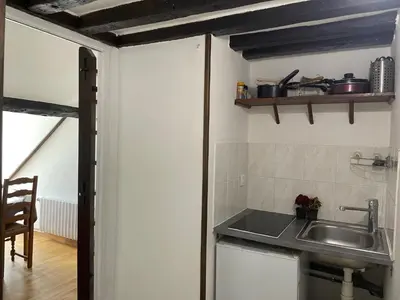 Cuisine ou kitchenette dans l'établissement Appartement 1 chambre et Mezzanine