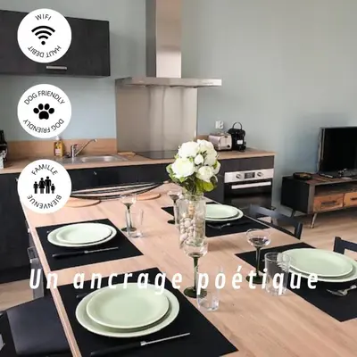 Plan de l'établissement Maison Gabriel Appartement LUNE