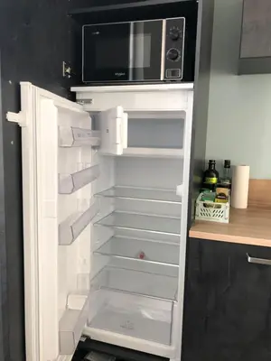 Cuisine ou kitchenette dans l'établissement Maison Gabriel Appartement LUNE