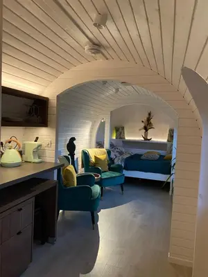 Coin salon dans l'établissement Au Vieux Moulin