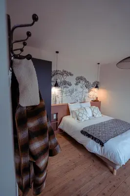 Un ou plusieurs lits dans un hébergement de l'établissement Les clés d'à côté - maison d'hôtes de charme près de Rouen