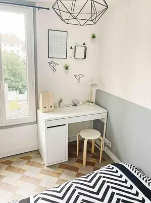 Un ou plusieurs lits dans un hébergement de l'établissement Appart/Loft hyper centre POISSY, RER : 2min à pied