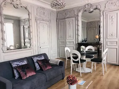 Coin salon dans l'établissement Maison Gabriel Appartement PLUME