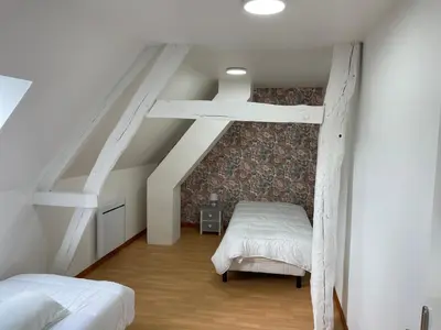 Un ou plusieurs lits dans un hébergement de l'établissement Gîte à 10mns du Treport et Criel sur Mer