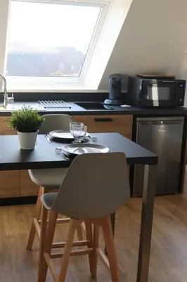 Cuisine ou kitchenette dans l'établissement 