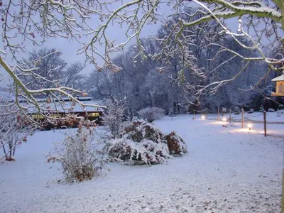 L'établissement Gite du Centaure en hiver