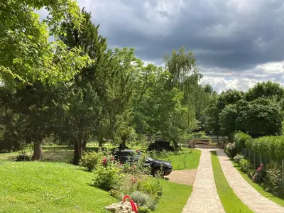 Jardin de l'établissement Les Bouches Manon